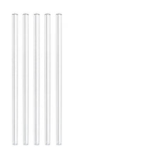 Charger l'image dans la galerie, 5 pailles en verre borosilicate Maître verrier réutilisables à vie | Novela Global - Novela Global