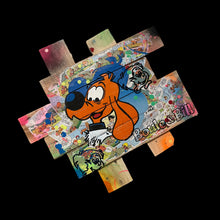 Charger l'image dans la galerie, Pop Art artwork featuring Boule et Bill characters on a colorful wooden palette by artist Vincent STREIFF.