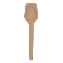 Charger l'image dans la galerie, Cuillère à glace biosourcée en canne à sucre, couleur beige, design lisse et ergonomique.