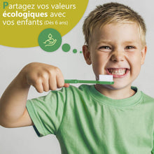 Charger l'image dans la galerie, Brosse à dents française Caliquo tête rechargeable souple