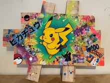 Charger l'image dans la galerie, Tableau Pop ART POKEMON PIKACHU - Novela Global