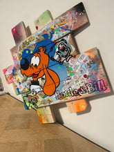 Charger l'image dans la galerie, Vibrant tableau Pop Art de Boule et Bill sur bois de palette, illustrant des personnages de bande dessinée colorés.