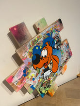 Charger l'image dans la galerie, Colorful Pop Art wooden artwork featuring Boule et Bill characters by artist Vincent Streiff.