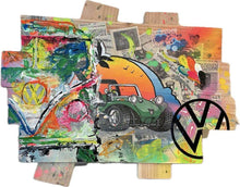 Charger l'image dans la galerie, Tableau Pop Art VW, Combi, Buggy - Novela Global