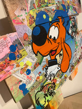 Charger l'image dans la galerie, Tableau Pop Art de Boule et Bill sur bois de palette, mettant en avant le personnage emblématique du chien.