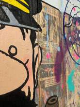 Charger l'image dans la galerie, Tableau POP Art Captain Haddock featuring vibrant colors and bold shapes on wood panels.