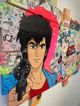 Charger l'image dans la galerie, Tableau Pop Art Nicky Larson City Hunter sur bois de palette signé Vincent STREIFF®