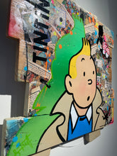 Charger l'image dans la galerie, Tableau Pop Art TINTIN  sur bois de palette signé Vincent STREIFF®