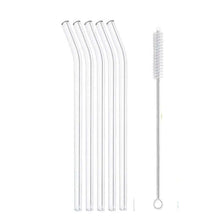 Charger l'image dans la galerie, Paille en verre borosilicate courbées lot de 5 | Novela Global |