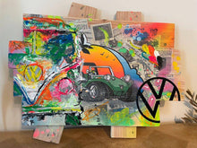 Charger l'image dans la galerie, Tableau Pop Art VW, Combi, Buggy - Novela