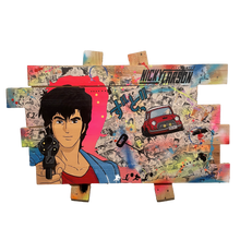 Charger l'image dans la galerie, Tableau Pop Art Nicky Larson City Hunter sur bois de palette signé Vincent STREIFF®