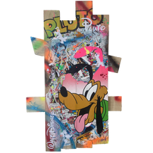 Charger l'image dans la galerie, Tableau Pop Art Pluto sur bois de palette signé Vincent STREIFF®