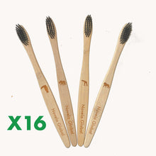 Charger l'image dans la galerie, Brosses à dents Jungle en bambou naturel poils souples | Novela