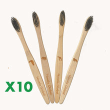 Charger l'image dans la galerie, Brosses à dents Jungle en bambou naturel poils souples | Novela