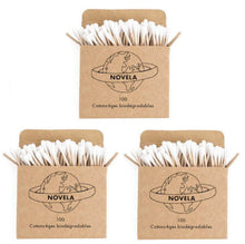 Charger l'image dans la galerie, Coton tige biodégradable en bois | Novela-Global.com