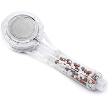 Charger l'image dans la galerie, Douchette ECO2-Douche L'ORIGINAL transparent avec pierres naturelles de tourmaline, germanium et argile.