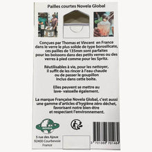 Charger l'image dans la galerie, Paille mini en verre borosilicate 100% made in France | Novela