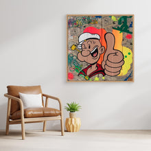 Charger l'image dans la galerie, Popeye reproduction officielle sur toile