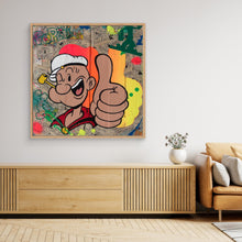 Charger l'image dans la galerie, Popeye reproduction officielle sur toile