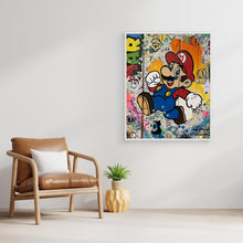 Laden Sie das Bild in den Galerie-Viewer, Mario Reproduction officielle sur toile