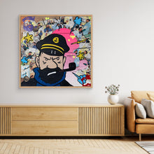 Laden Sie das Bild in den Galerie-Viewer, Capitaine face reproduction officielle sur toile