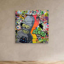Charger l'image dans la galerie, Bender reproduction officielle sur toile