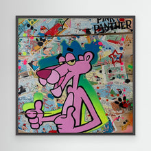 Laden Sie das Bild in den Galerie-Viewer, Pink Panther impression de l'œuvre originale de Vincent STREIFF