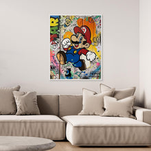 Laden Sie das Bild in den Galerie-Viewer, Mario Reproduction officielle sur toile