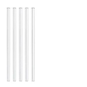 5 pailles en verre borosilicate Maître verrier réutilisables à vie | Novela Global - Novela Global
