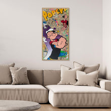 Laden Sie das Bild in den Galerie-Viewer, Popeye &amp; Olive Pop Art impression de l'œuvre originale de Vincent STREIFF