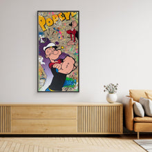 Laden Sie das Bild in den Galerie-Viewer, Popeye &amp; Olive Pop Art impression de l'œuvre originale de Vincent STREIFF