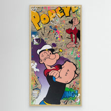 Laden Sie das Bild in den Galerie-Viewer, Popeye &amp; Olive Pop Art impression de l'œuvre originale de Vincent STREIFF