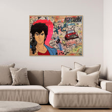 Laden Sie das Bild in den Galerie-Viewer, Nicky Larson reproduction officielle sur toile de l'œuvre de Vincent STREIFF