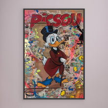 Laden Sie das Bild in den Galerie-Viewer, Picsou impression sur toile de l'œuvre originale de Vincent STREIFF