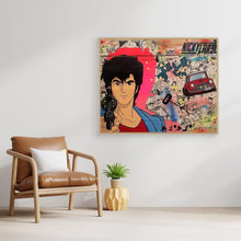 Laden Sie das Bild in den Galerie-Viewer, Nicky Larson reproduction officielle sur toile de l'œuvre de Vincent STREIFF