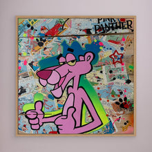 Laden Sie das Bild in den Galerie-Viewer, Pink Panther impression de l'œuvre originale de Vincent STREIFF