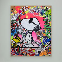 Carica l'immagine nel visualizzatore di Gallery, Snoopy reproduction officielle sur toile