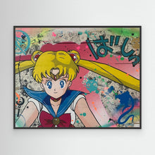 Charger l'image dans la galerie, Sailor Moon impression sur toile de l'œuvre originale de Vincent STREIFF