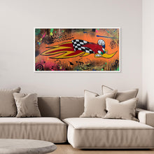 Cargar imagen en el visor de la galería, Woody Woodpecke reproduction officielle sur toile de l'œuvre de Vincent STREIFF