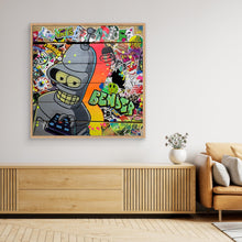 Charger l'image dans la galerie, Bender reproduction officielle sur toile
