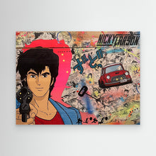 Laden Sie das Bild in den Galerie-Viewer, Nicky Larson reproduction officielle sur toile de l'œuvre de Vincent STREIFF