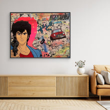 Laden Sie das Bild in den Galerie-Viewer, Nicky Larson reproduction officielle sur toile de l'œuvre de Vincent STREIFF