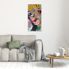 Laden Sie das Bild in den Galerie-Viewer, Popeye &amp; Olive Pop Art impression de l'œuvre originale de Vincent STREIFF