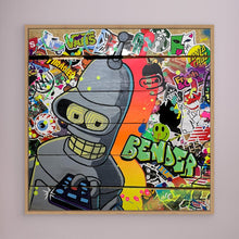 Charger l'image dans la galerie, Bender reproduction officielle sur toile