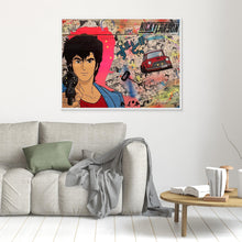 Laden Sie das Bild in den Galerie-Viewer, Nicky Larson reproduction officielle sur toile de l'œuvre de Vincent STREIFF