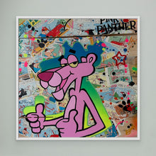 Laden Sie das Bild in den Galerie-Viewer, Pink Panther impression de l'œuvre originale de Vincent STREIFF