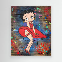 Charger l'image dans la galerie, Betty Boop Rouge impression de l'œuvre originale de Vincent STREIFF