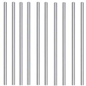 Paille courte 125 mm inox | lot de 10 | Marque française