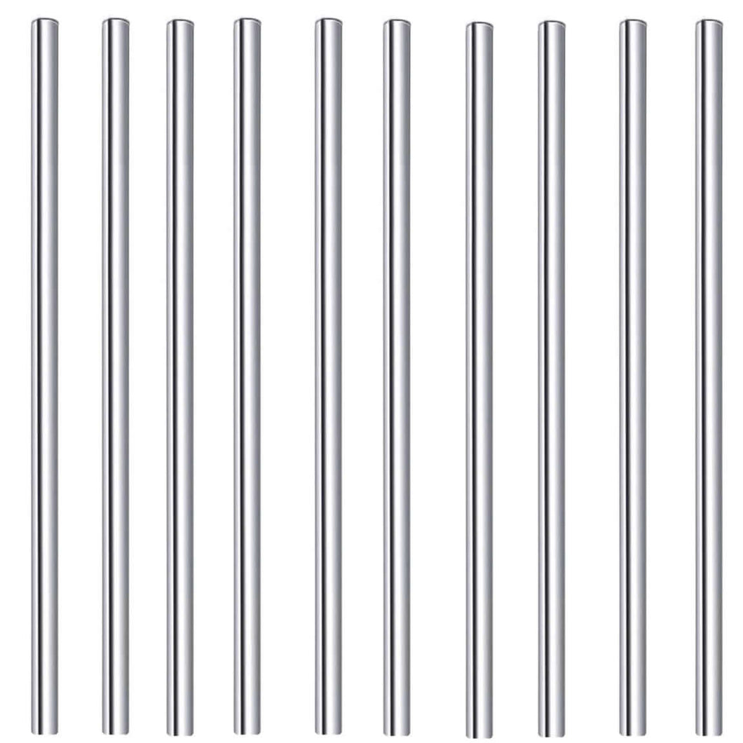 Paille courte 125 mm inox | lot de 10 | Marque française