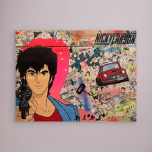 Laden Sie das Bild in den Galerie-Viewer, Nicky Larson reproduction officielle sur toile de l'œuvre de Vincent STREIFF